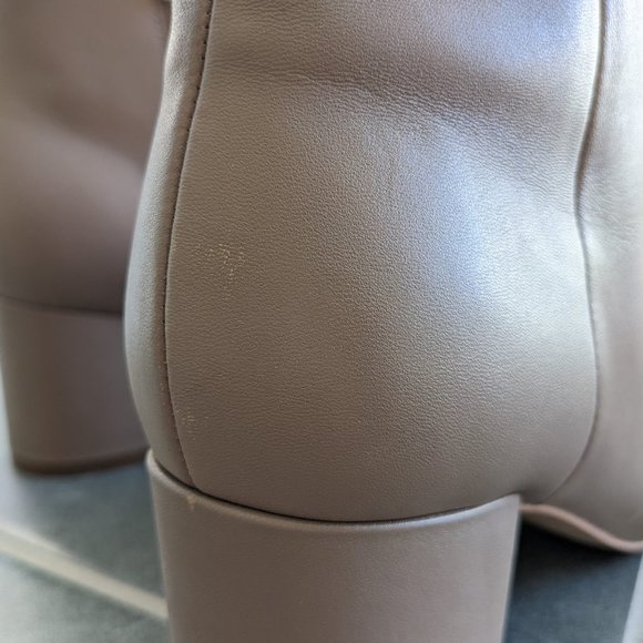 Marc Fisher Light Beige Heeled Bootie - Picture 9 of 9